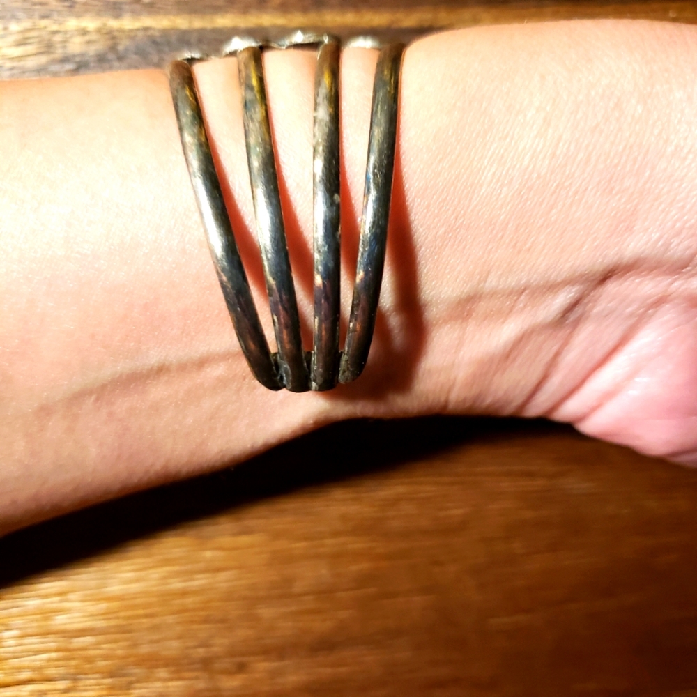 Silver Cuff Bracelet - Picture 3 of 14
